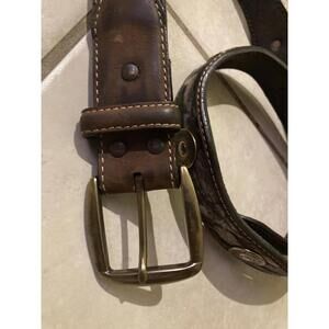 Women’s Nocona 12 Gauge Shotgun Shell Camo Camoflauge Leather Sz 40